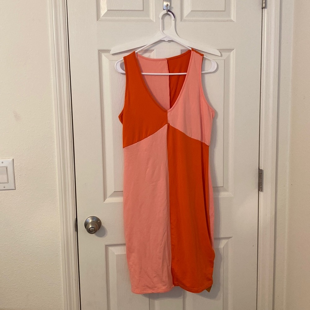 Color block dress